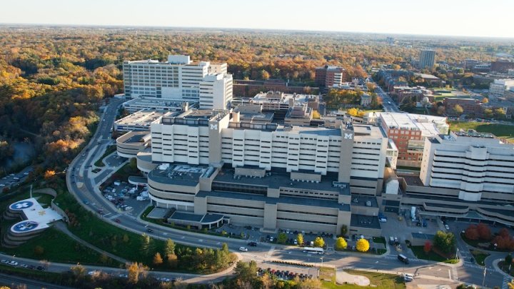 Education dept surg medical campus aerial